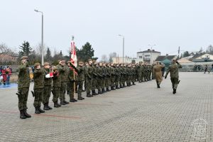 Uroczysta przysięga wojskowa w Strykowie 10.02.2024 r.
