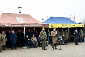 Uroczysta przysięga wojskowa w Strykowie 10.02.2024 r.