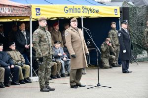 Uroczysta przysięga wojskowa w Strykowie 10.02.2024 r.