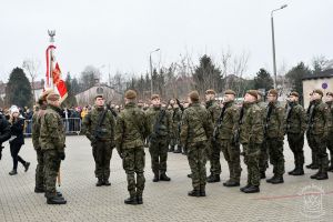 Uroczysta przysięga wojskowa w Strykowie 10.02.2024 r.