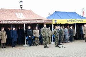 Uroczysta przysięga wojskowa w Strykowie 10.02.2024 r.