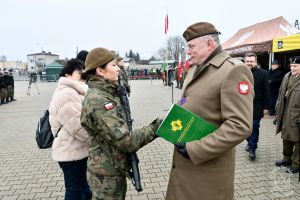 Uroczysta przysięga wojskowa w Strykowie 10.02.2024 r.