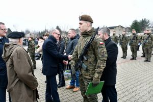 Uroczysta przysięga wojskowa w Strykowie 10.02.2024 r.