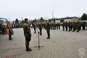 Uroczysta przysięga wojskowa w Strykowie 10.02.2024 r.