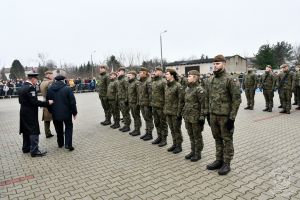 Uroczysta przysięga wojskowa w Strykowie 10.02.2024 r.