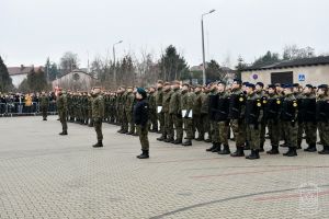 Uroczysta przysięga wojskowa w Strykowie 10.02.2024 r.