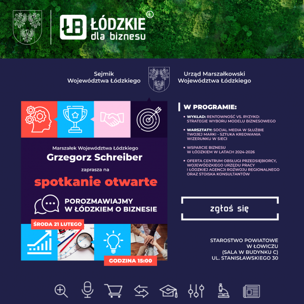 POROZMAWIAJMY W ŁÓDZKIEM – O BIZNESIE