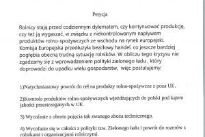 Petycja rolników