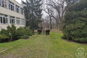 Ćwiczenia z 9 Łódzką Brygadą WOT w ZS Nr 1 w Bratoszewicach