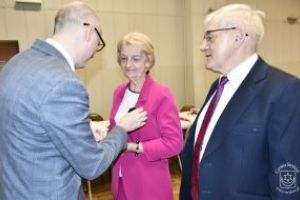 Uroczystość wręczenia medali "Za Długoletnie Pożycie Małżeńskie" w Gminie Stryków