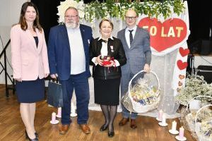Uroczystość wręczenia medali "Za Długoletnie Pożycie Małżeńskie" w Gminie Stryków