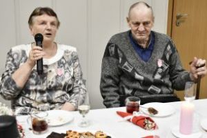 Uroczystość wręczenia medali "Za Długoletnie Pożycie Małżeńskie" w Gminie Stryków