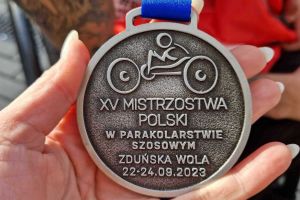 XV Mistrzostwa Polski w Parakolarstwie Szosowym 2023 w Zduńskiej Woli z udziałem Krystiana Korzewskiego