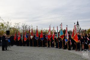 Uroczystości patriotyczne pod Pomnikiem Niepodległości