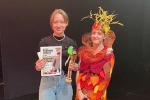 Uczennice SP w Niesułkowie Amelia Lipińska i Lilianna Ciołek w finale Fashion Debiut 2024