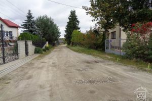 Budową kanalizacji sanitarnej i kanalizacji deszczowej w ulicy Polnej i Szafera, przed wykonaniem prac na ulicy Polnej