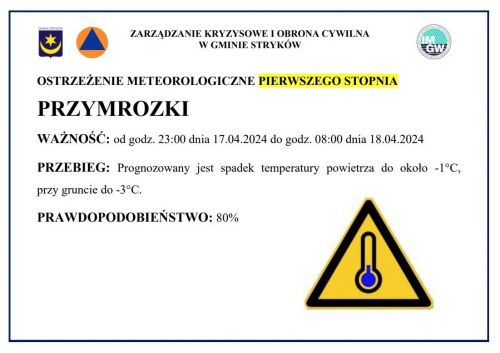 Plakat informacyjny
