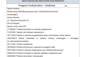 Dotacja 98 mln - uzbrojenie strefy w Bratoszewicach