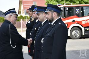 Gminny Dzień Strażaka w Strykowie. Wręczenie odznaczeń zasłużonym Druhom i Druhnom.