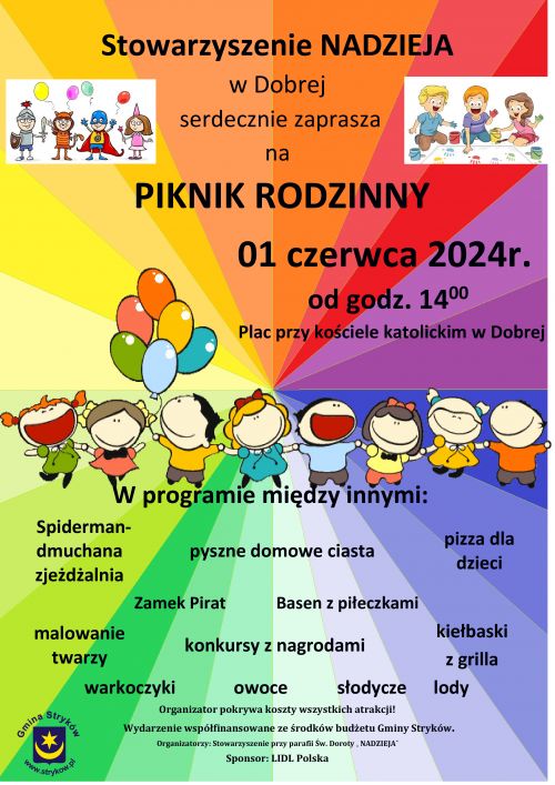 Piknik rodzinny w Dobrej 2024