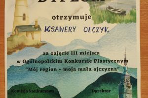 Ogólnopolski Konkurs Plastyczne - III miejsce - Ksawery Olczyk