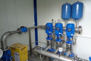 Rozbudowa SUW w Kiełminie wraz z siecią wodociągową, po wykonaniu prac związanych z instalacją wewnętrzną pompowni wody