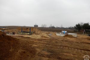 Rozbudowa SUW w Kiełminie wraz z siecią wodociągową, w trakcie wykonywania prac budowlanych
