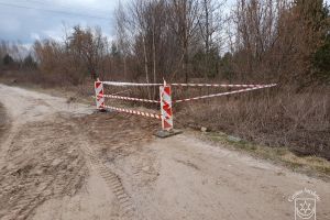 Budowa wodociągu w Niesułkowie, w trakcie prac budowlanych
