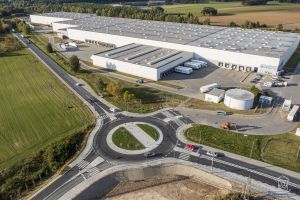 Drugi etap inwestycji - budowa ronda, odcinka drogi od skrzyżowania z drogą wojewódzką nr 708 do mostu oraz infrastruktury...