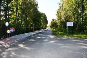 Budowa drogi gminnej Ługi - Cesarka - stan po realizacji inwestycji