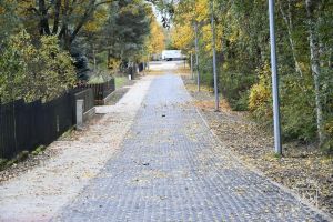 Budowa drogi w Klęku - stan po zakończeniu inwestycji