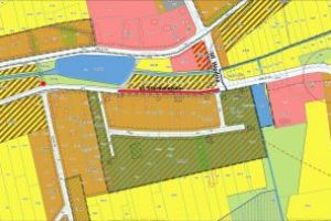Projekt przebudowy dróg gminnych w Dobrej - mapka