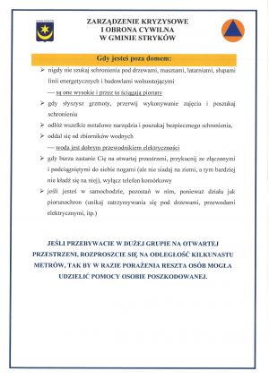 Plakat informacyjny