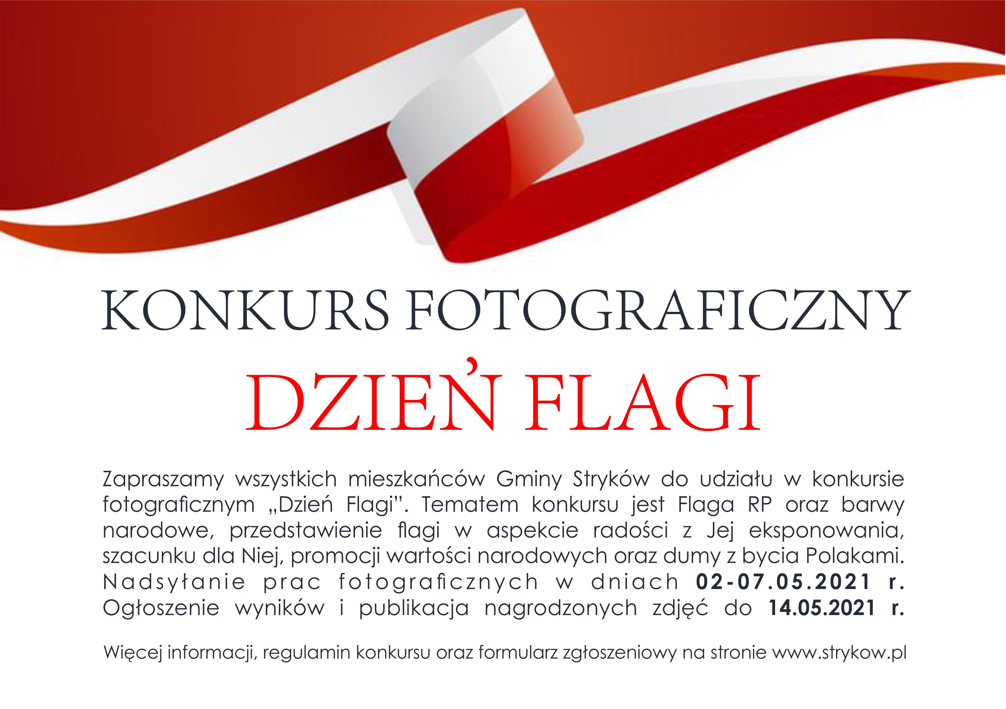 Konkurs fotograficzny "Dzień Flagi"