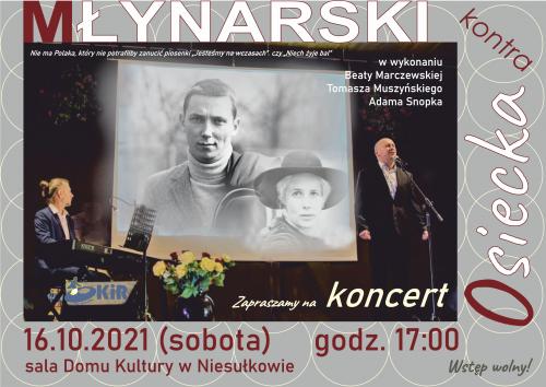 Koncert "Młynarski kontra Osiecka"