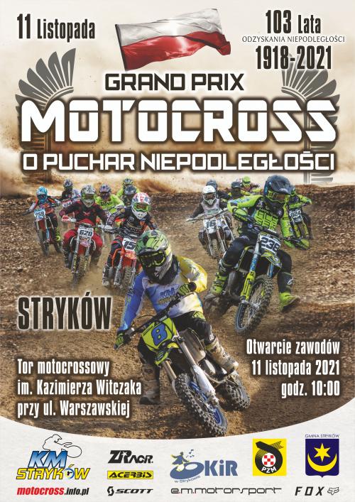 Motocrossowe Grand Prix o Puchar Niepodległości w Strykowie