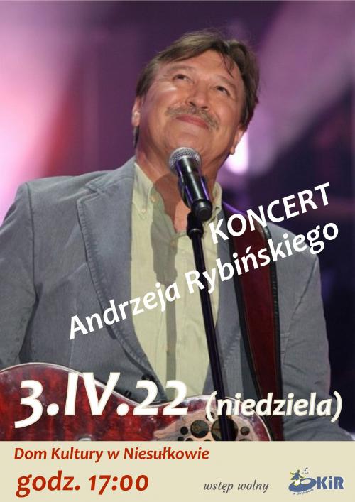 Koncert Andrzeja Rybińskiego w DK Niesułków