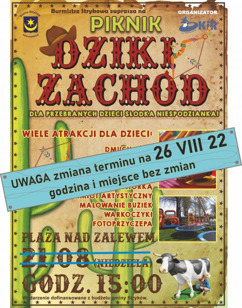 Piknik Dziki Zachód - ZMIANA TERMINU