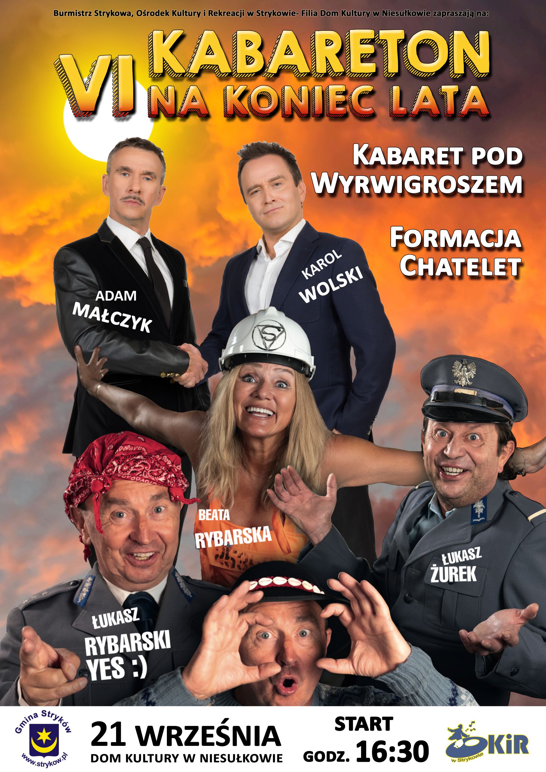 VI kabareton na koniec lata - plakat