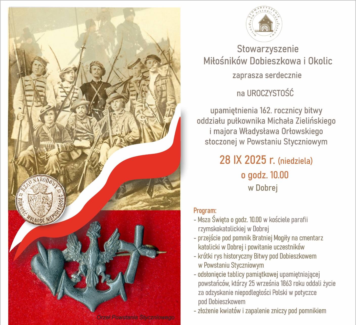 Uroczystość upamiętniającą Powstańców Styczniowych