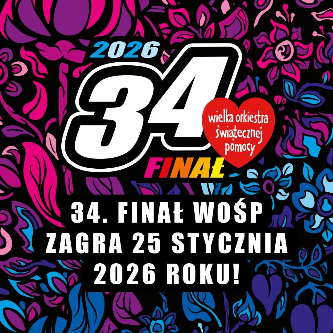 34 Finał WOŚP w 2026 r.