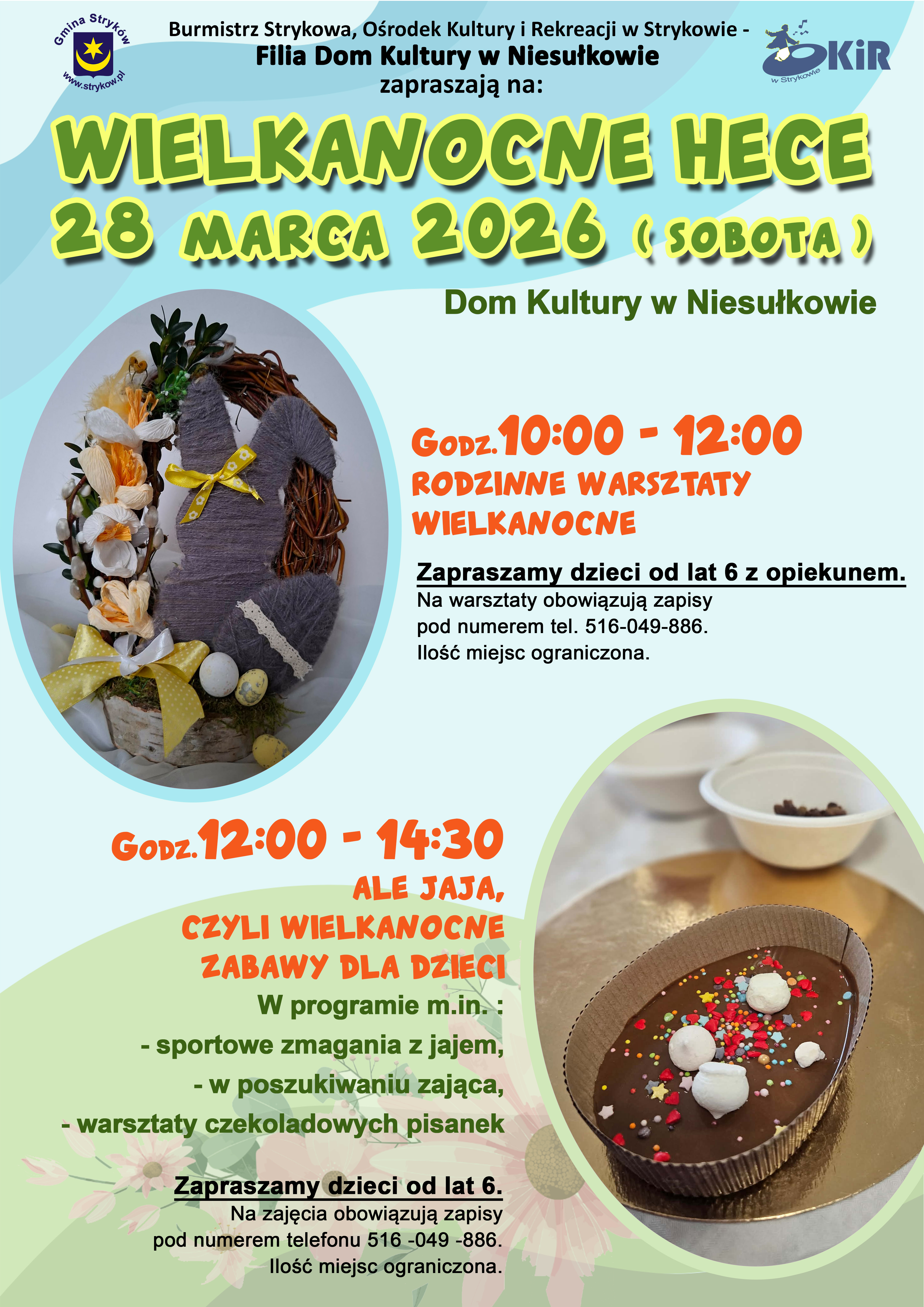 Wielkanocne hece - rodzinne warsztaty wielkanocne