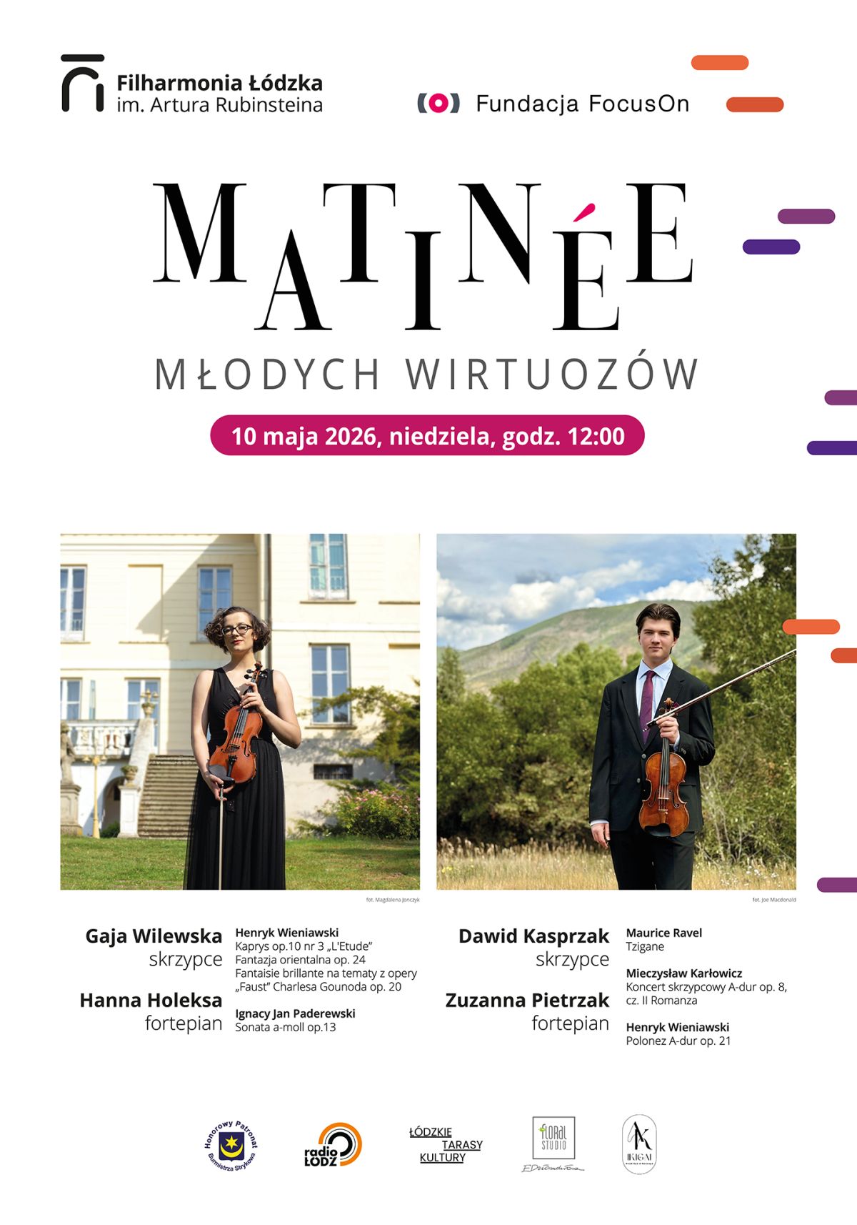 „Matinée młodych wirtuozów” w Filharmonii Łódzkiej