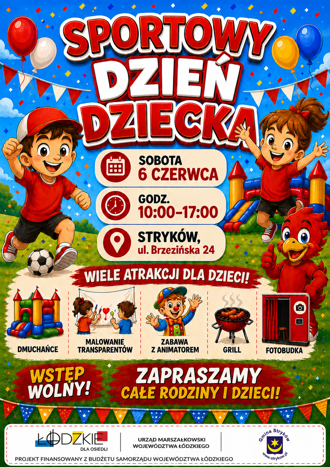 Sportowy Dzień Dziecka w Strykowie