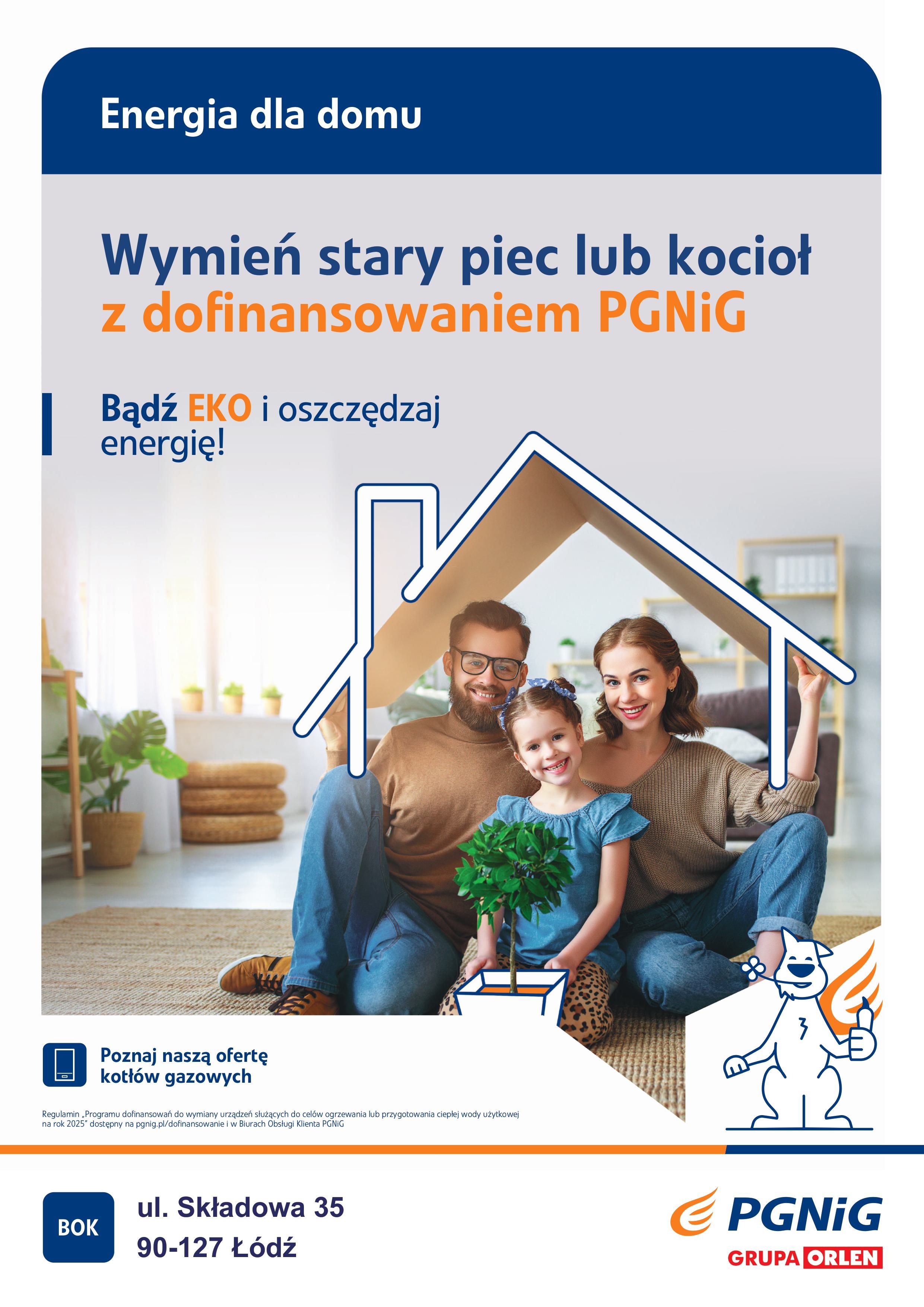 Wymień źródło ciepła i zyskaj dofinansowanie od PGNiG Obrót Detaliczny!