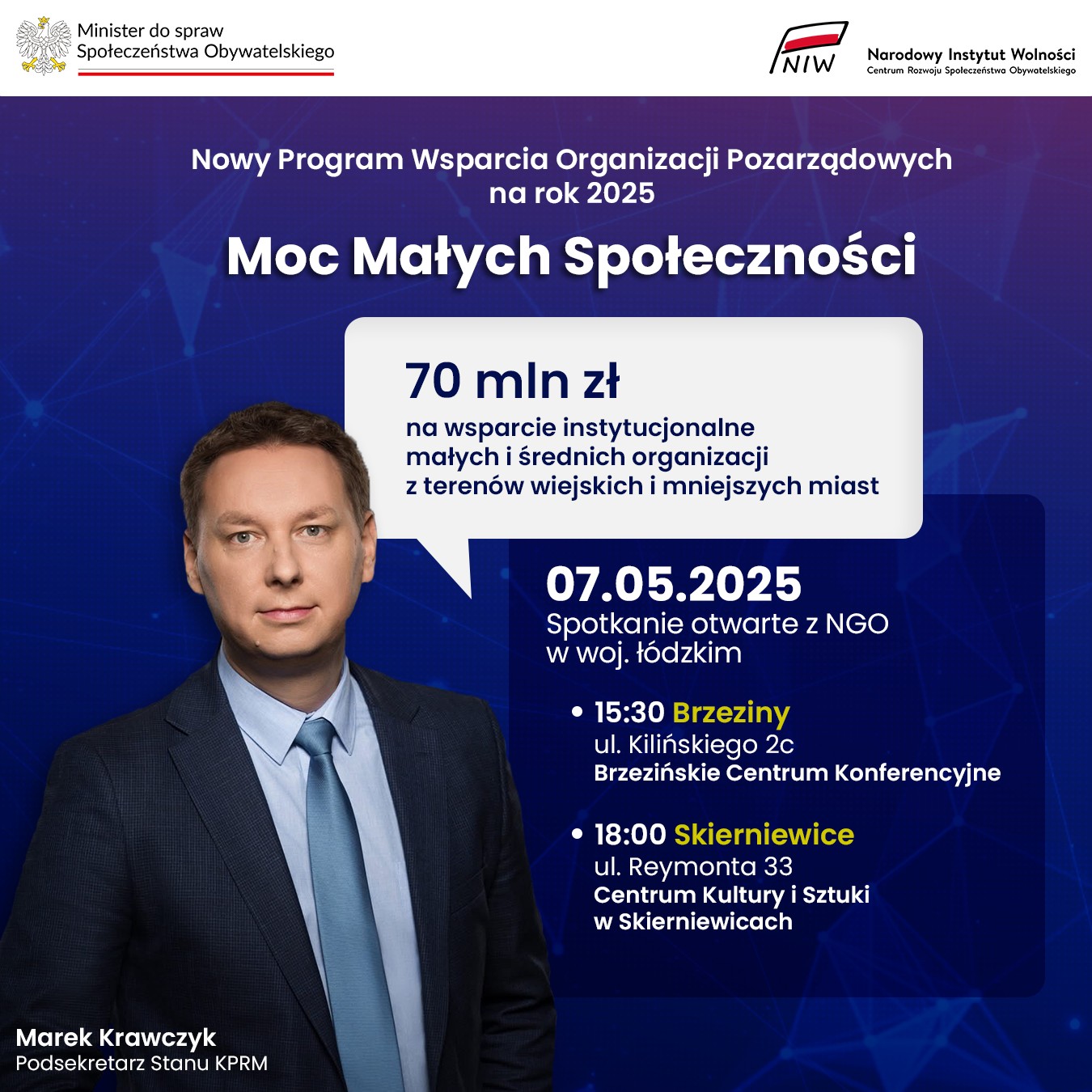 Moc Małych Społeczności - spotkanie informacyjne