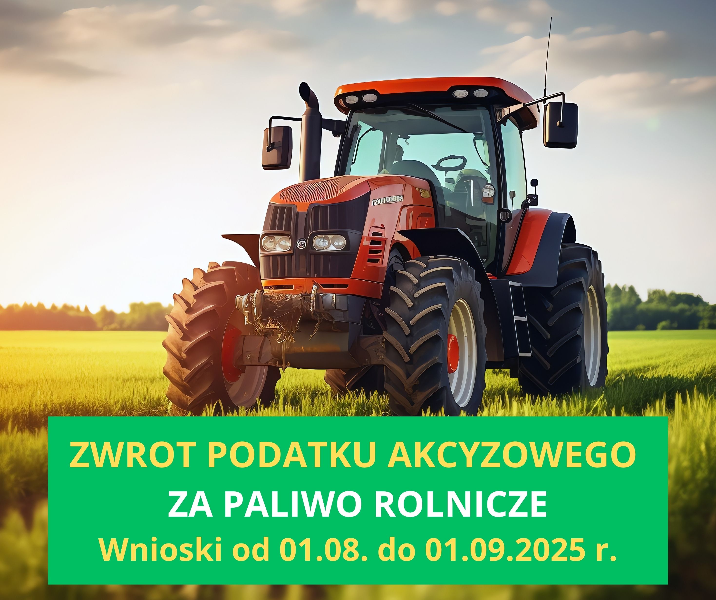 Zwrot podatku akcyzowego II nabór w 2025 r.