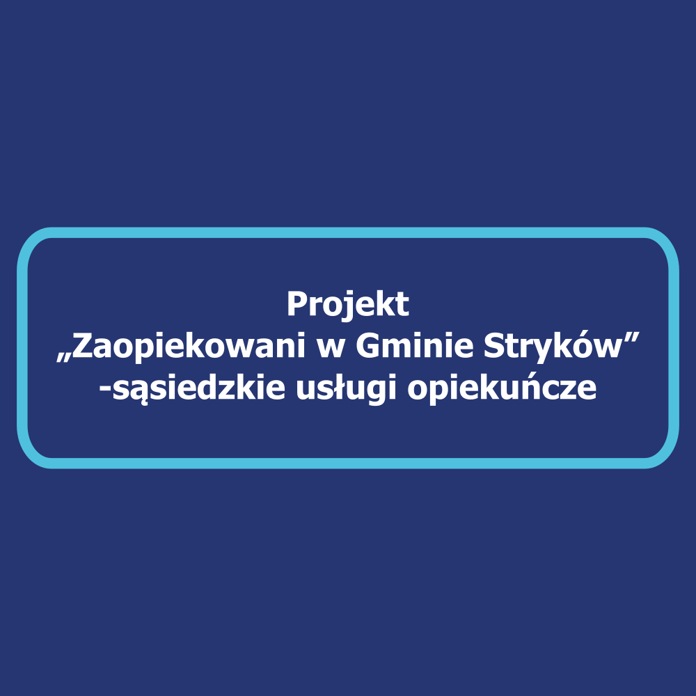 Sąsiedzkie usługi opiekuńcze - nowa forma wsparcia