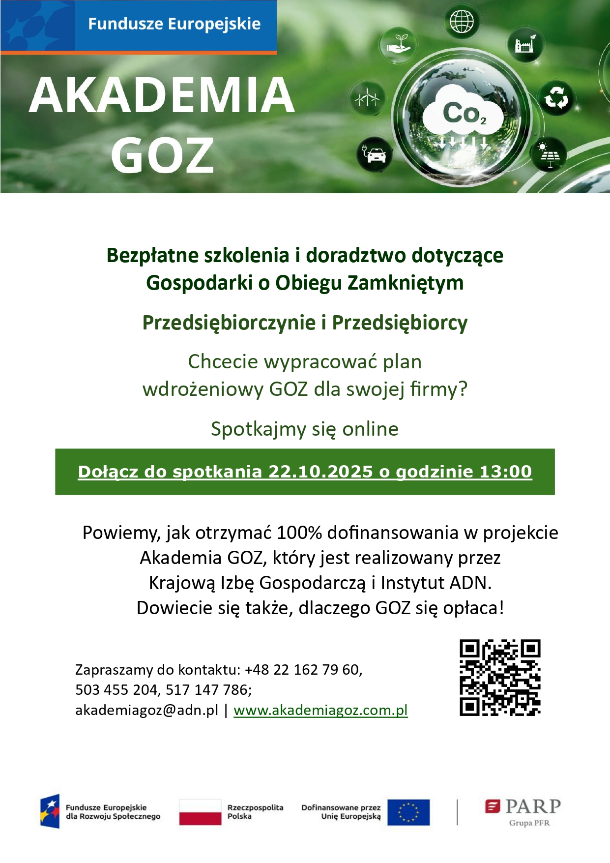 Akademia GOZ dla przedsiębiorców