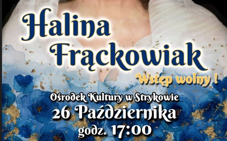 Muzyczny wieczór z Haliną Frąckowiak